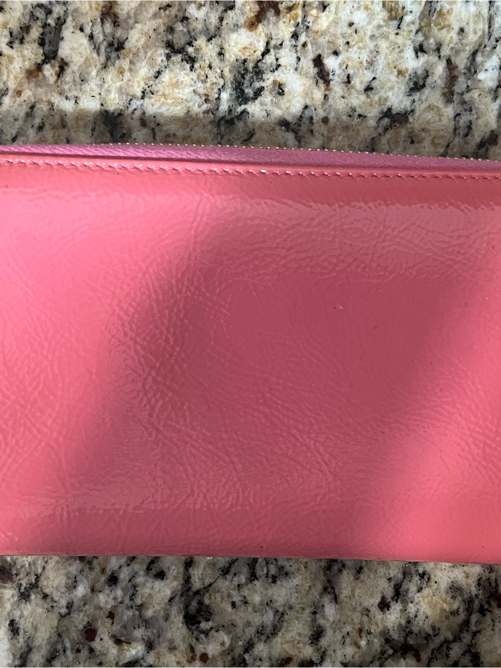 Pink Women's YSL wallet with YSL charms candy cotton pink